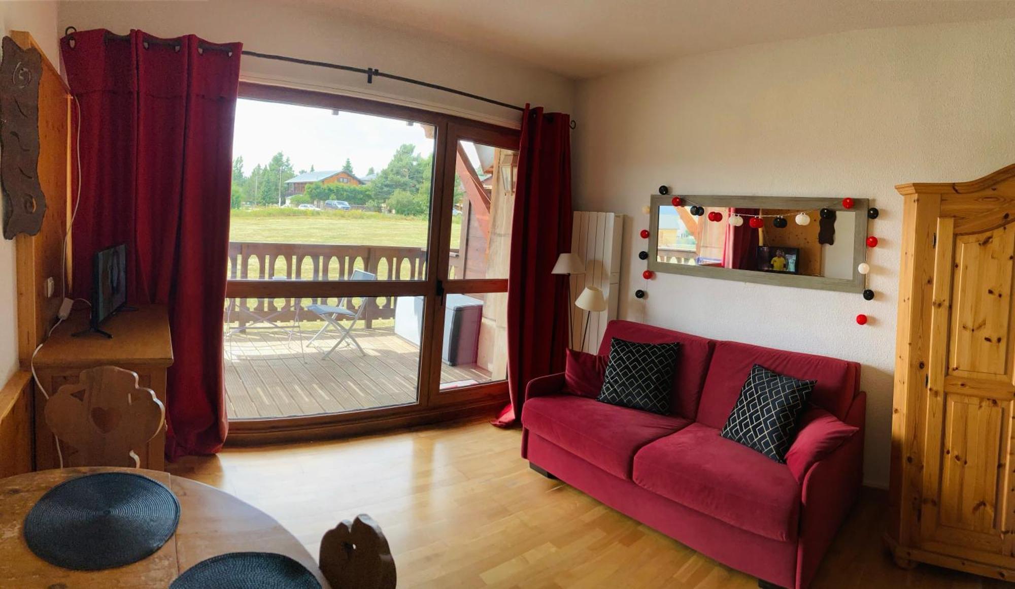 Studio 2 Personnes Avec Terrasse Bolquere Pyrenees 2000 エクステリア 写真